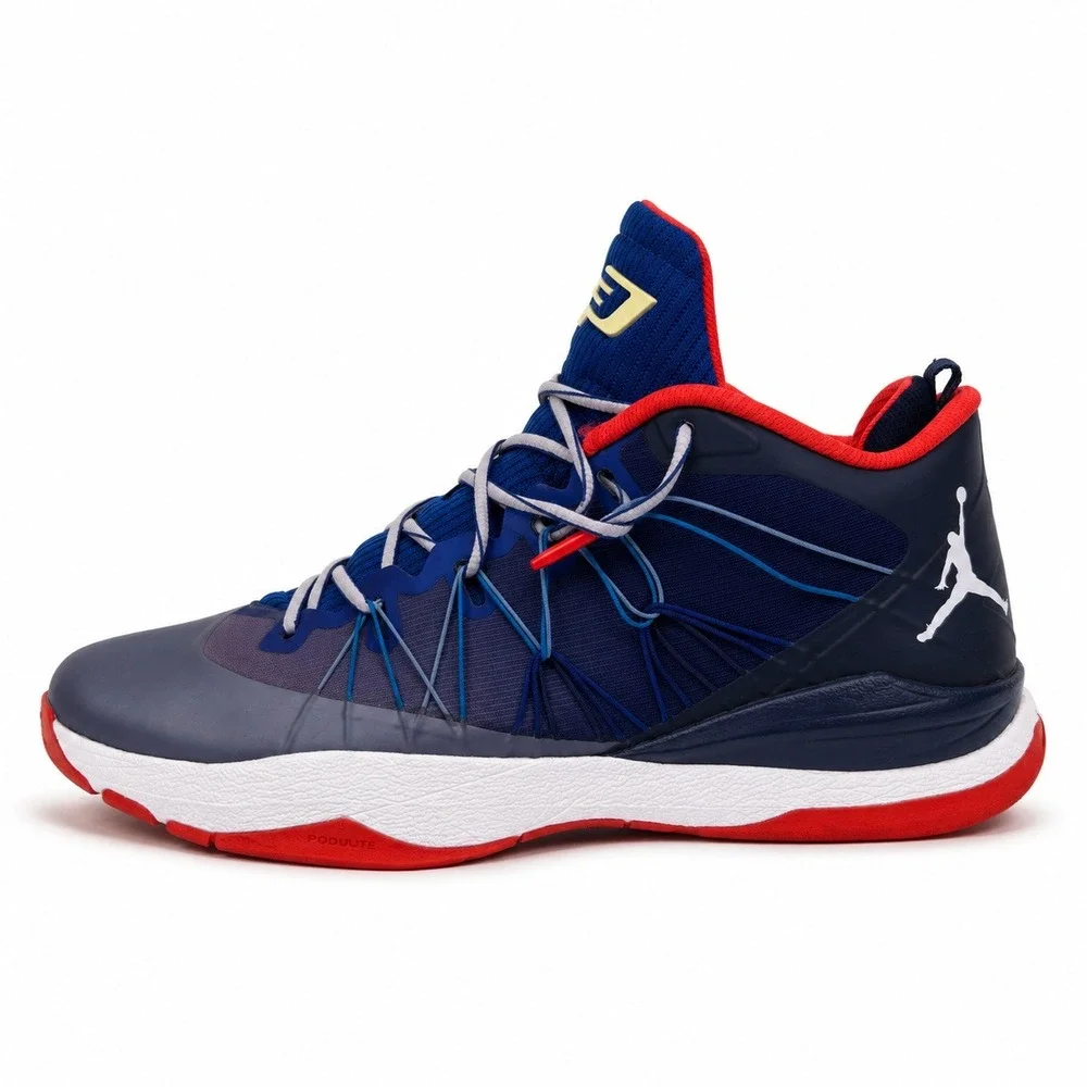 Jordan CP3 VII Mens Basketball Shoes Blue Red White 644805-407 Size 11